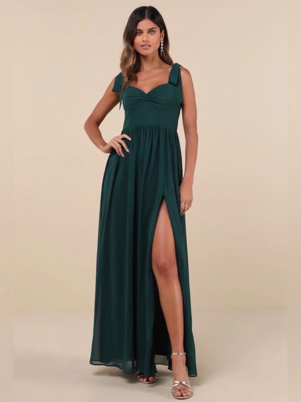 Lulus Tie Strap Formal dress